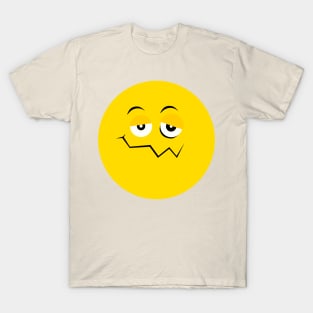 Emoji - drunken sick face T-Shirt